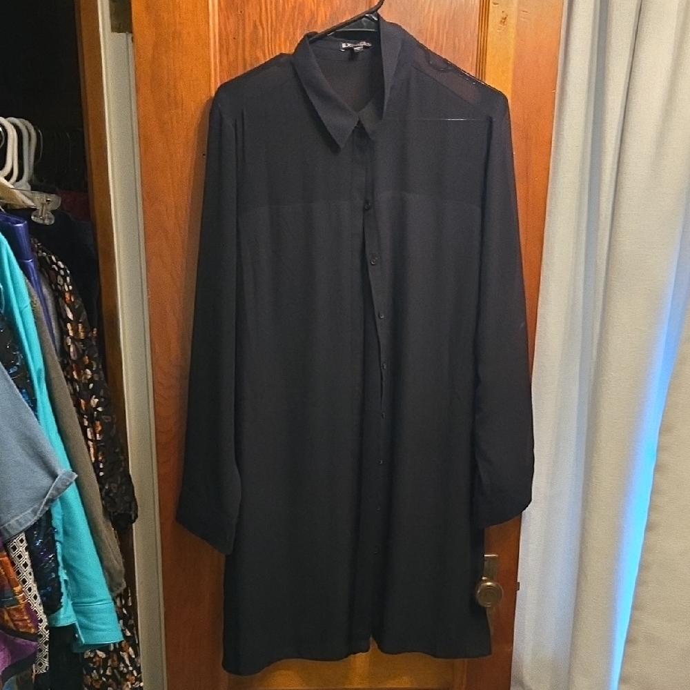 Express Button Down Shirt Dress